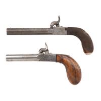 Lot of 2 Belgian Turn-Off Pistols