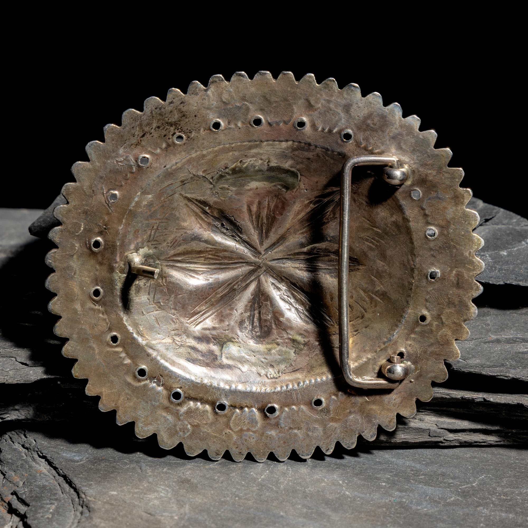 Repurposed Belt Buckle from Early Navajo Second Phase Concha