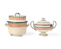 Two Wedgwood Queensware Etruscan Serving Wares