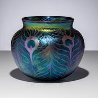 Charles Lotton (American, 1935–2021) — Peacock Vase, 2003