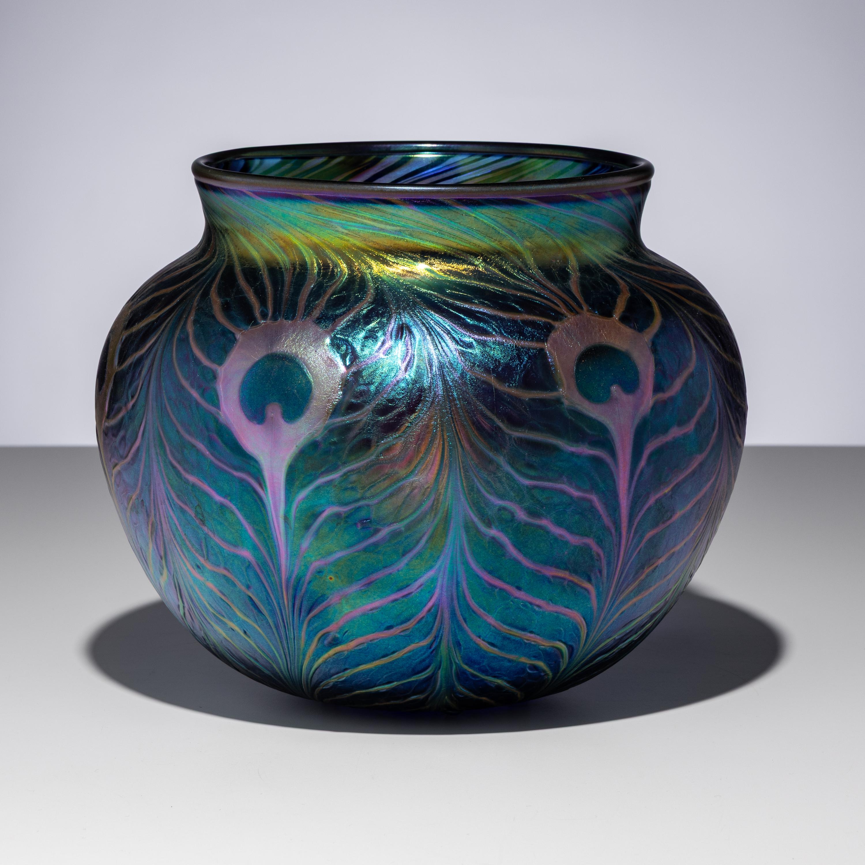 Charles Lotton (American, 1935–2021) — Peacock Vase, 2003