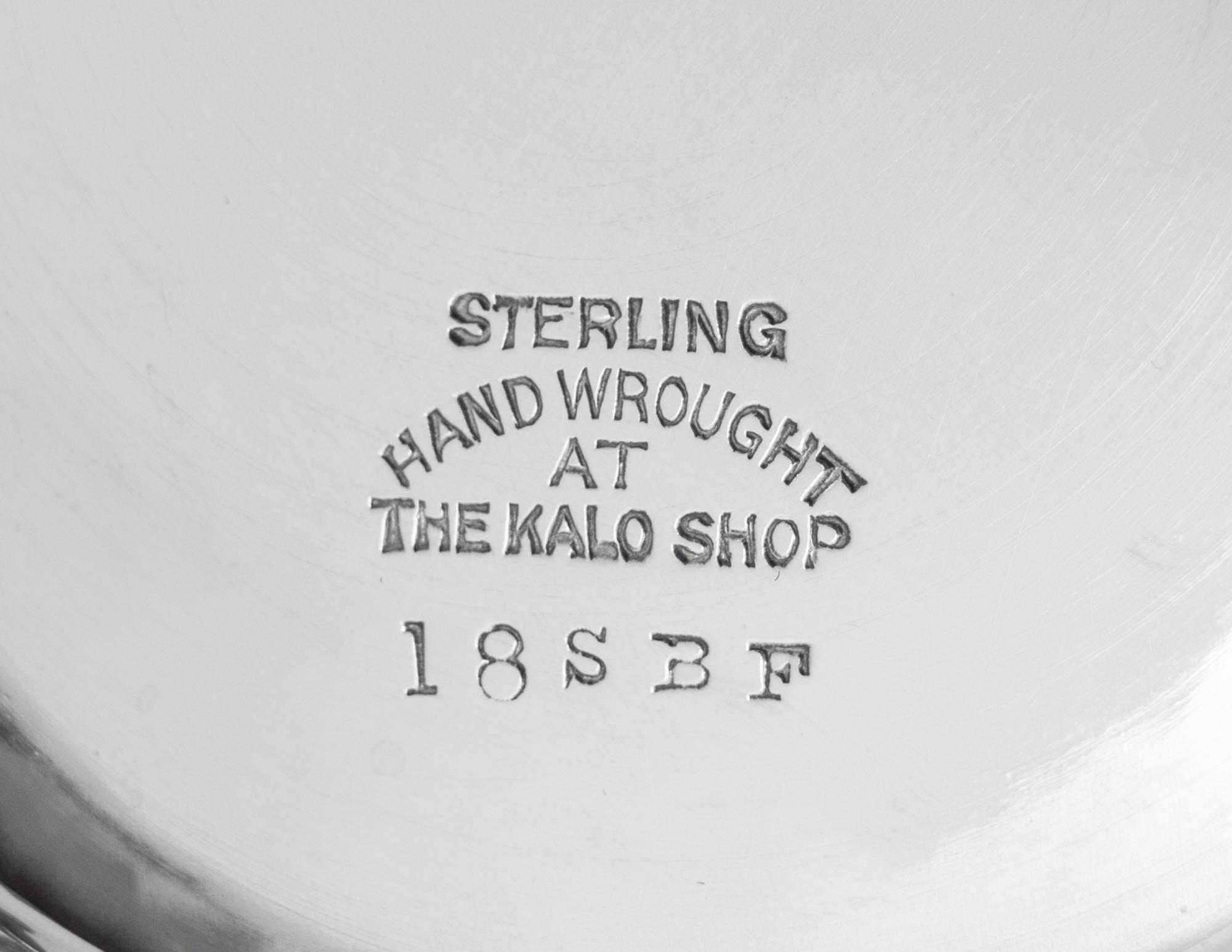 Five American Arts and Crafts Silver Table Articles