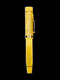 Conway Stewart: Churchill-Yellow Limited Edition Fountain Pen and Ink Set