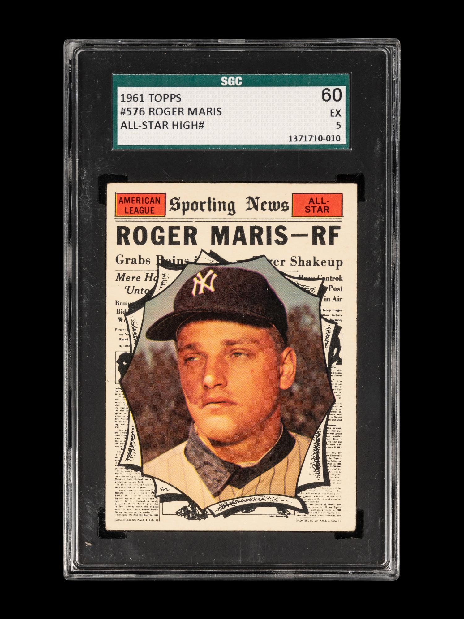 A Group of 1961 Topps Baseball Cards Featuring Hall of Famers and Notables,