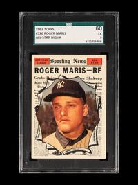 A Group of 1961 Topps Baseball Cards Featuring Hall of Famers and Notables,