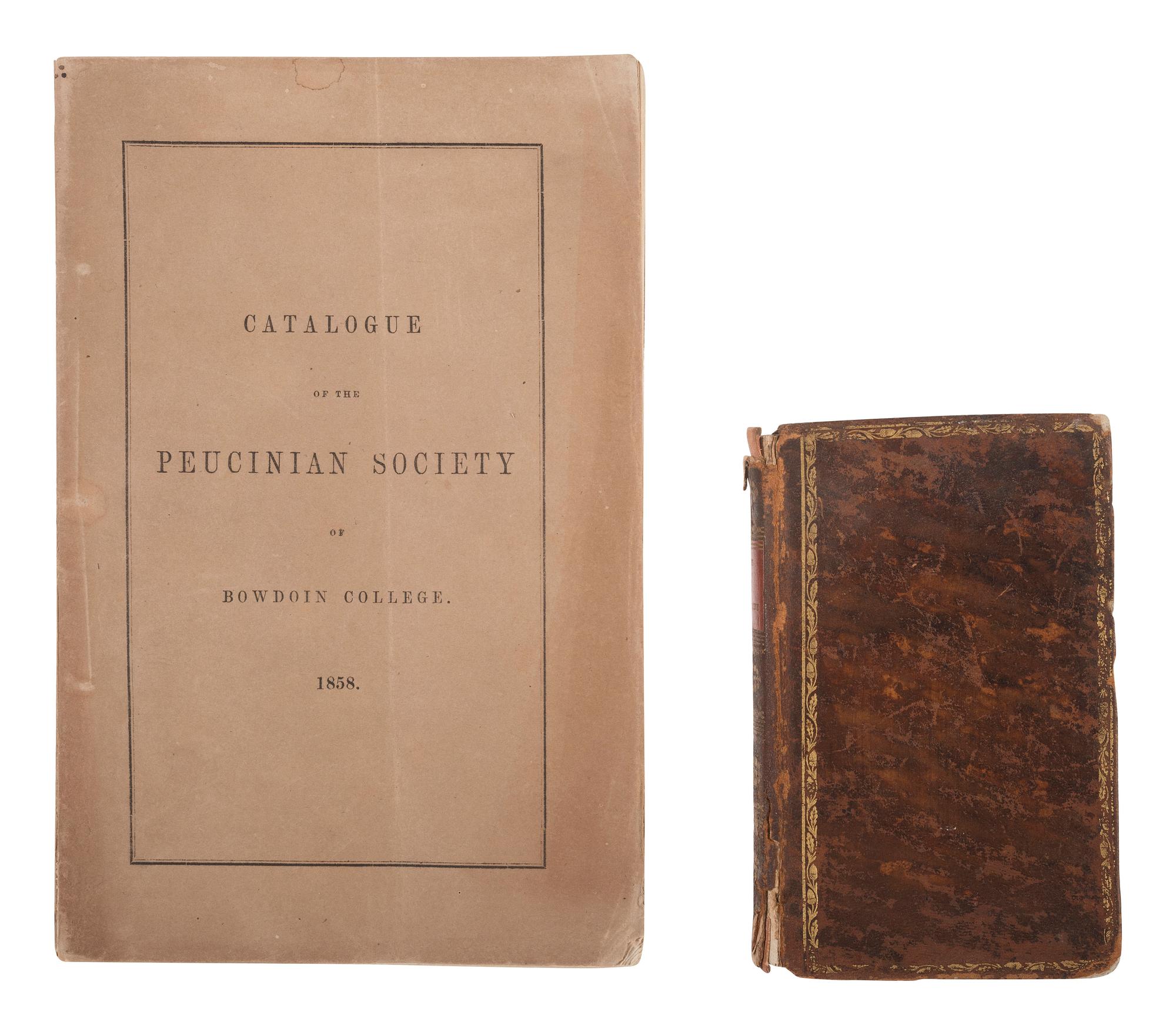 [CHAMBERLAIN, Joshua L.] Chamberlain's inscribed copy of Fables de La Fontaine, plus.