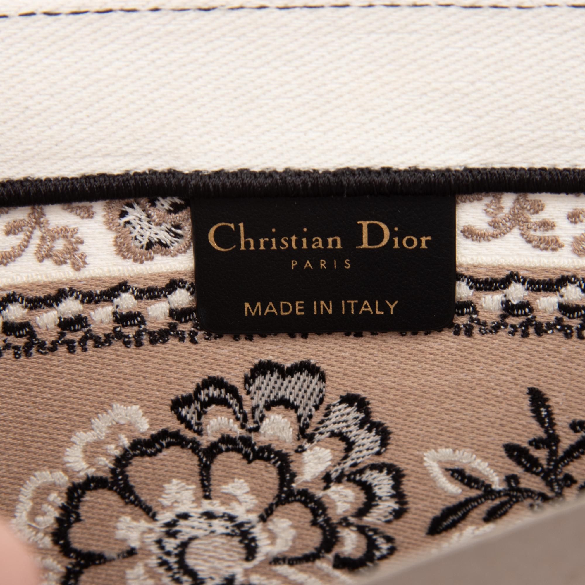 CHRISTIAN DIOR, LARGE BUTTERFLY BOOK TOTE