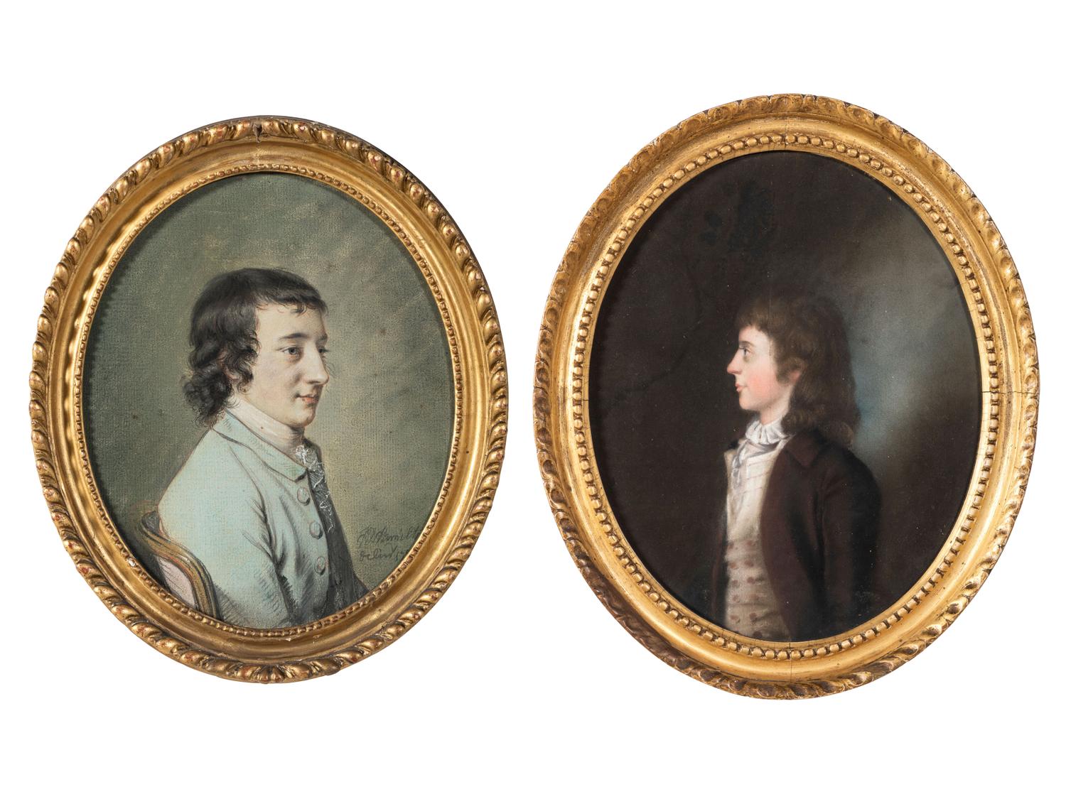 Two British School Portraits, Late 18th/Early 19th Century