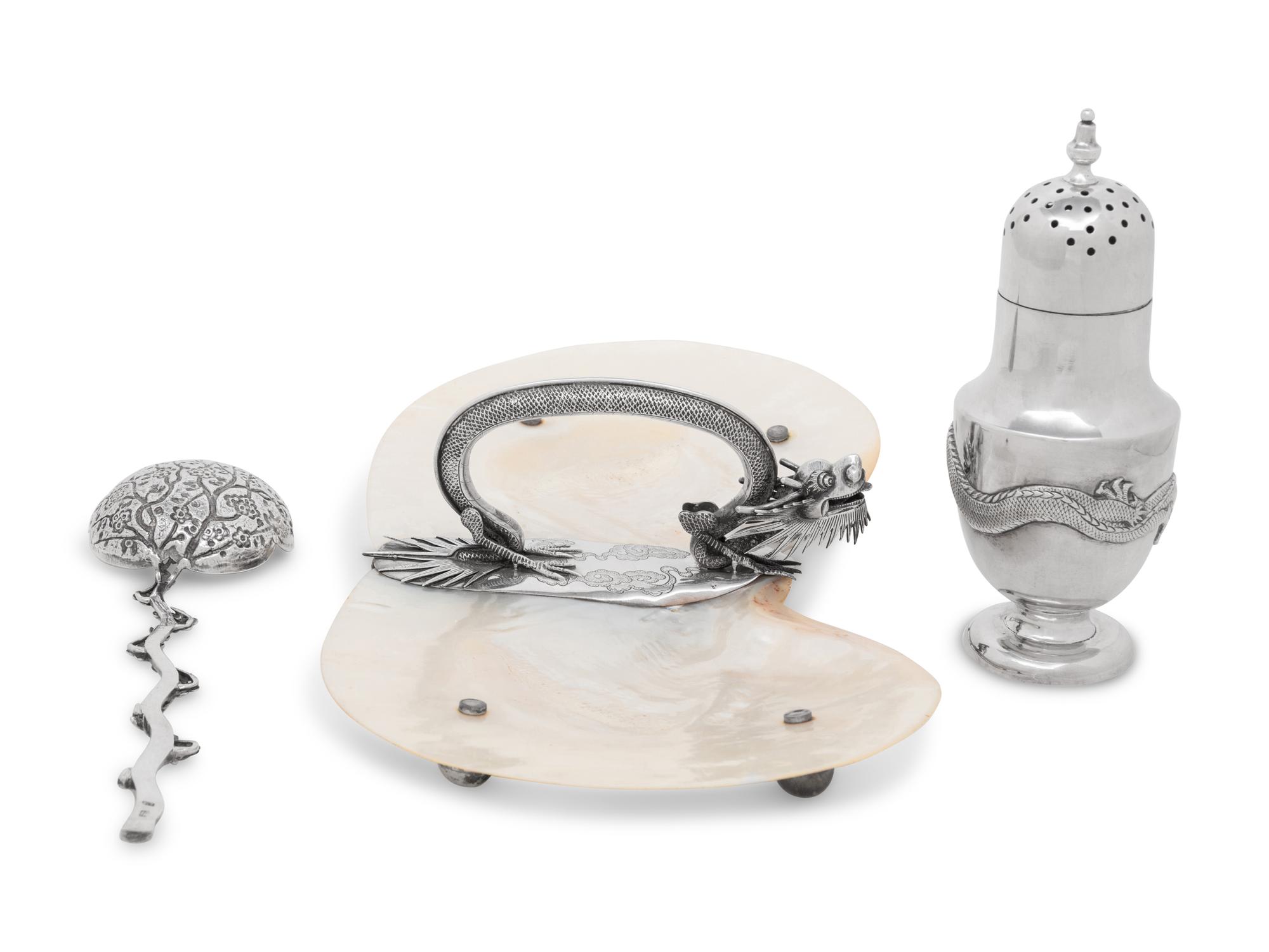 Three Chinese Export Silver Articles