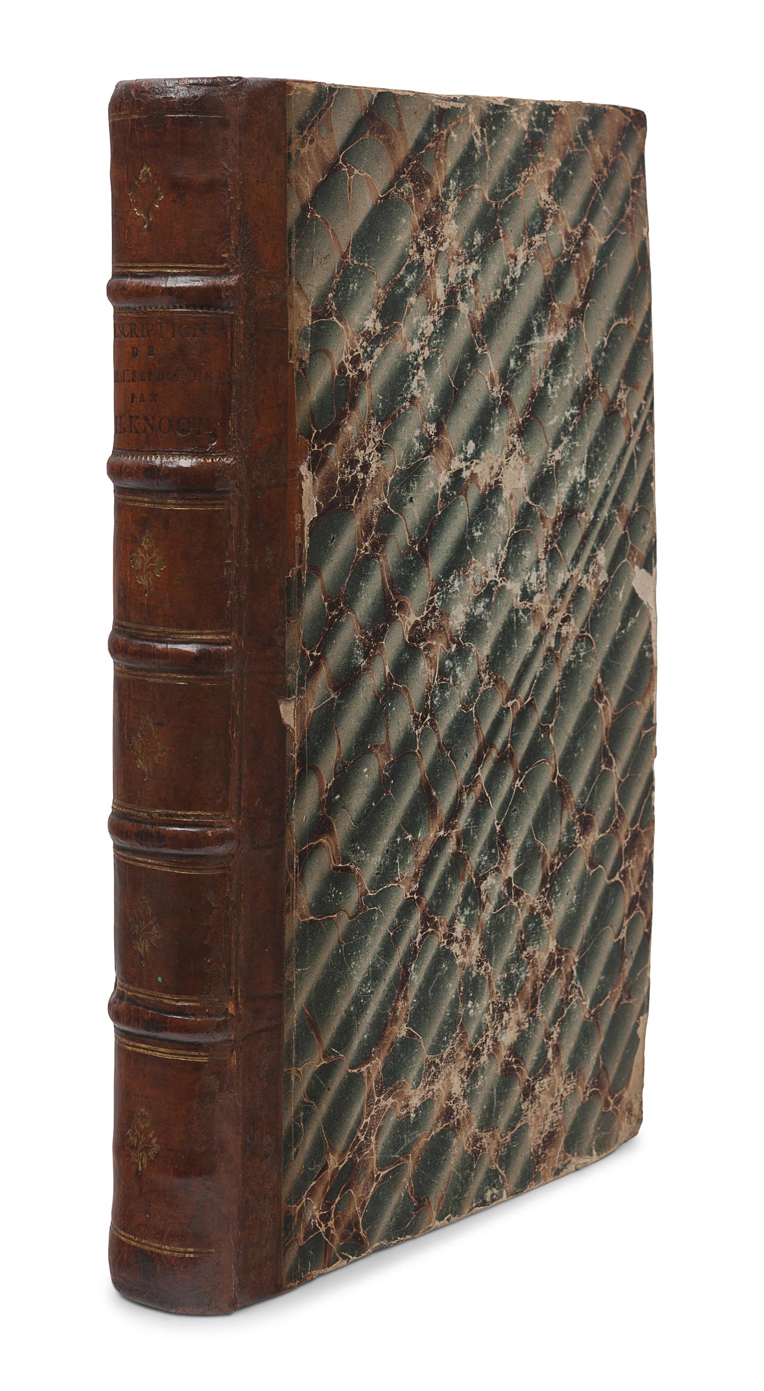 KNOOP, Johann Hermann (ca 1706-1769). Pomologie, ou Description des Meilleures Sortes de Pommes et de Poires. [Bound with:] Fructologie, ou Description des Arbres Fruitiers . Amsterdam: M. Magérus, 1771.