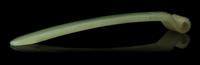 A Jade Hair Pin Length 5 inches.