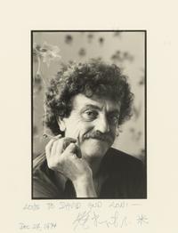 VONNEGUT, Kurt (1922-2007). Untitled original portrait. 1971.