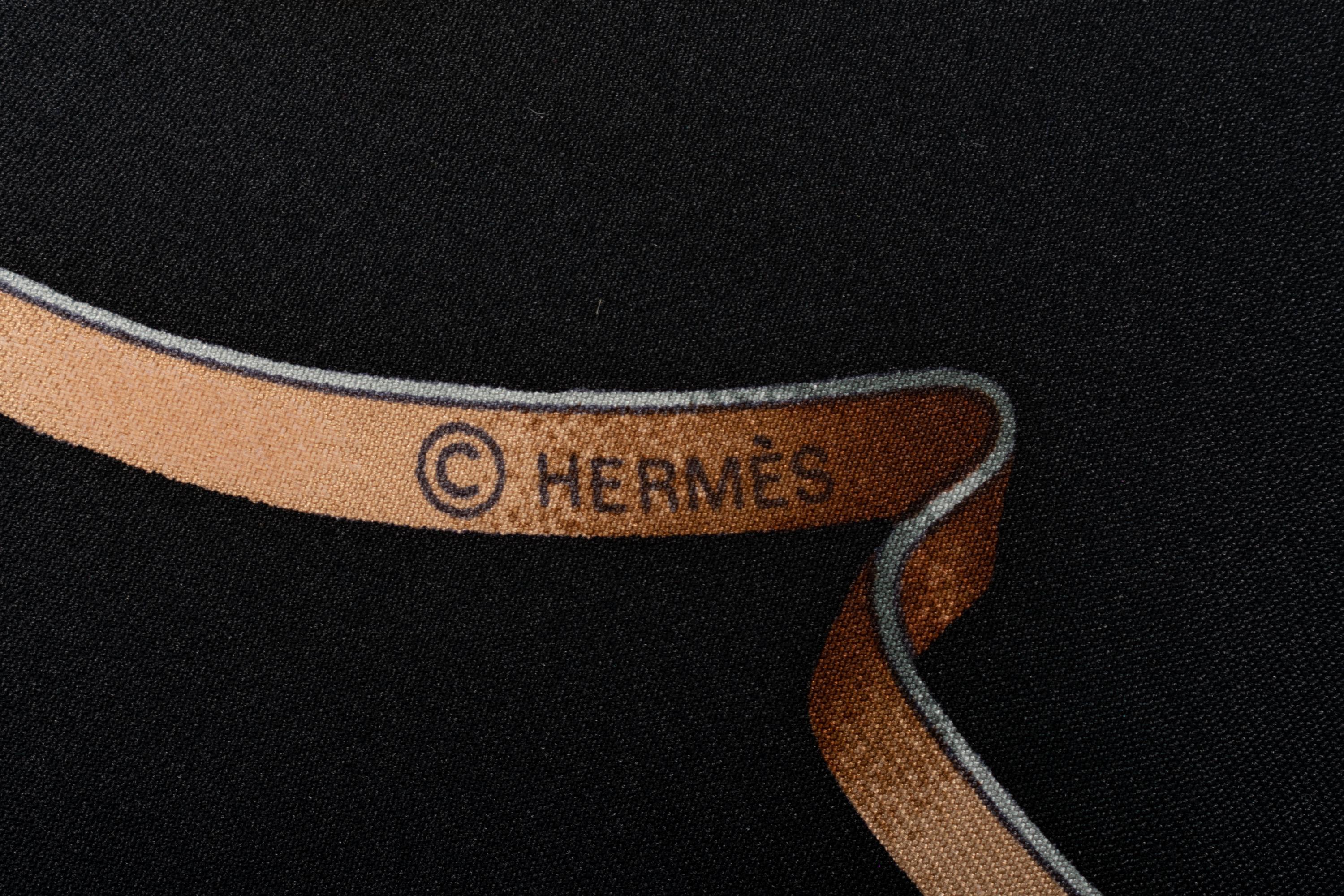 Three Hermès 90cm Silk Scarves