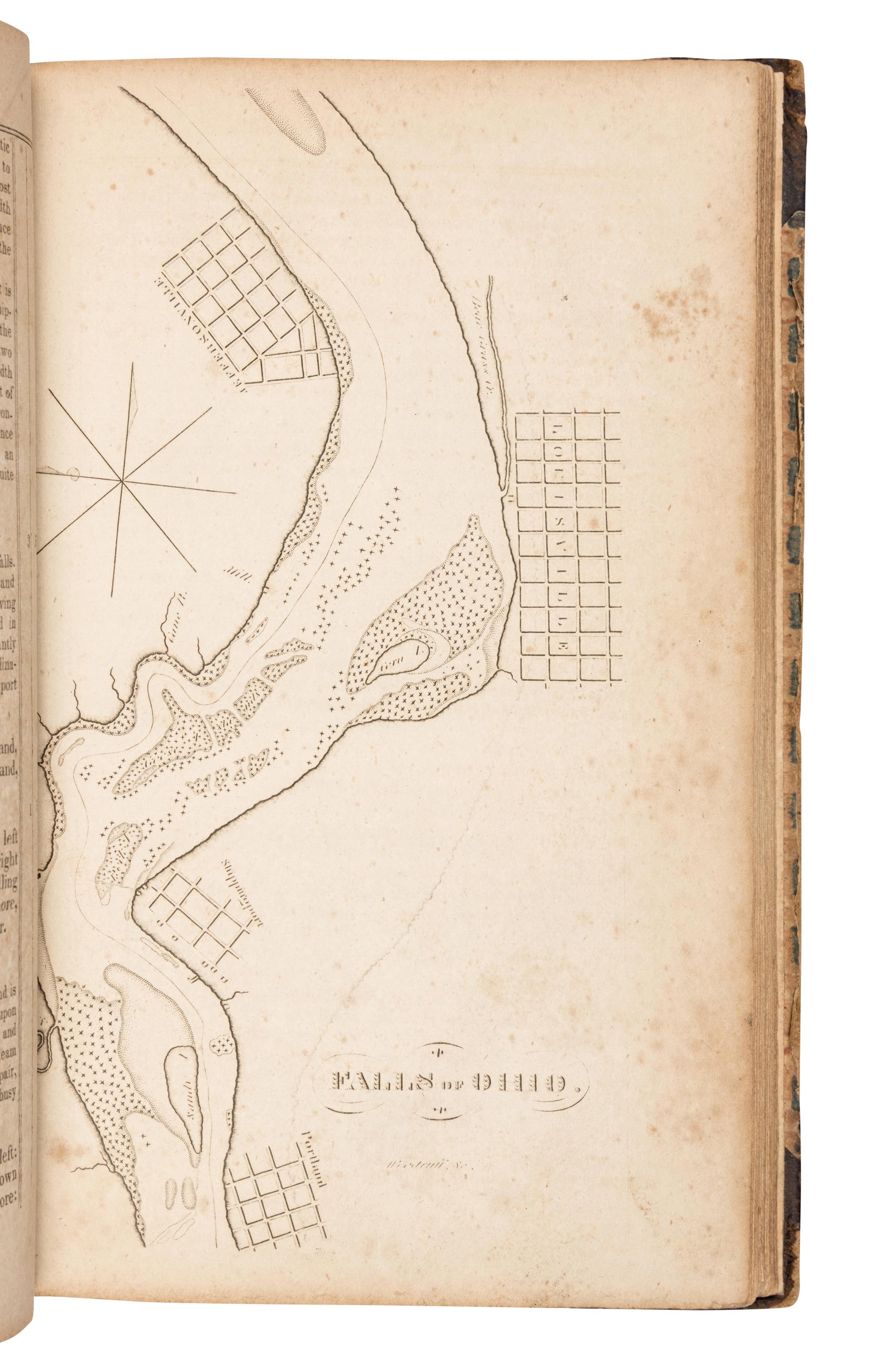 CUMINGS, Samuel. The Western Pilot, Containing Charts of the Ohio River and of the Mississippi... with Directions for Navigating the Same, and a Gazetteer . Cincinnati: John M'Calla for N. & G. Guilford, 1829.