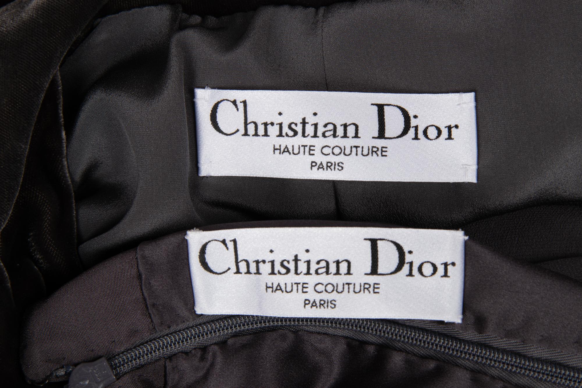 Christian Dior Haute Couture Velvet Coat and Dress Ensemble, Autumn/Winter 2017