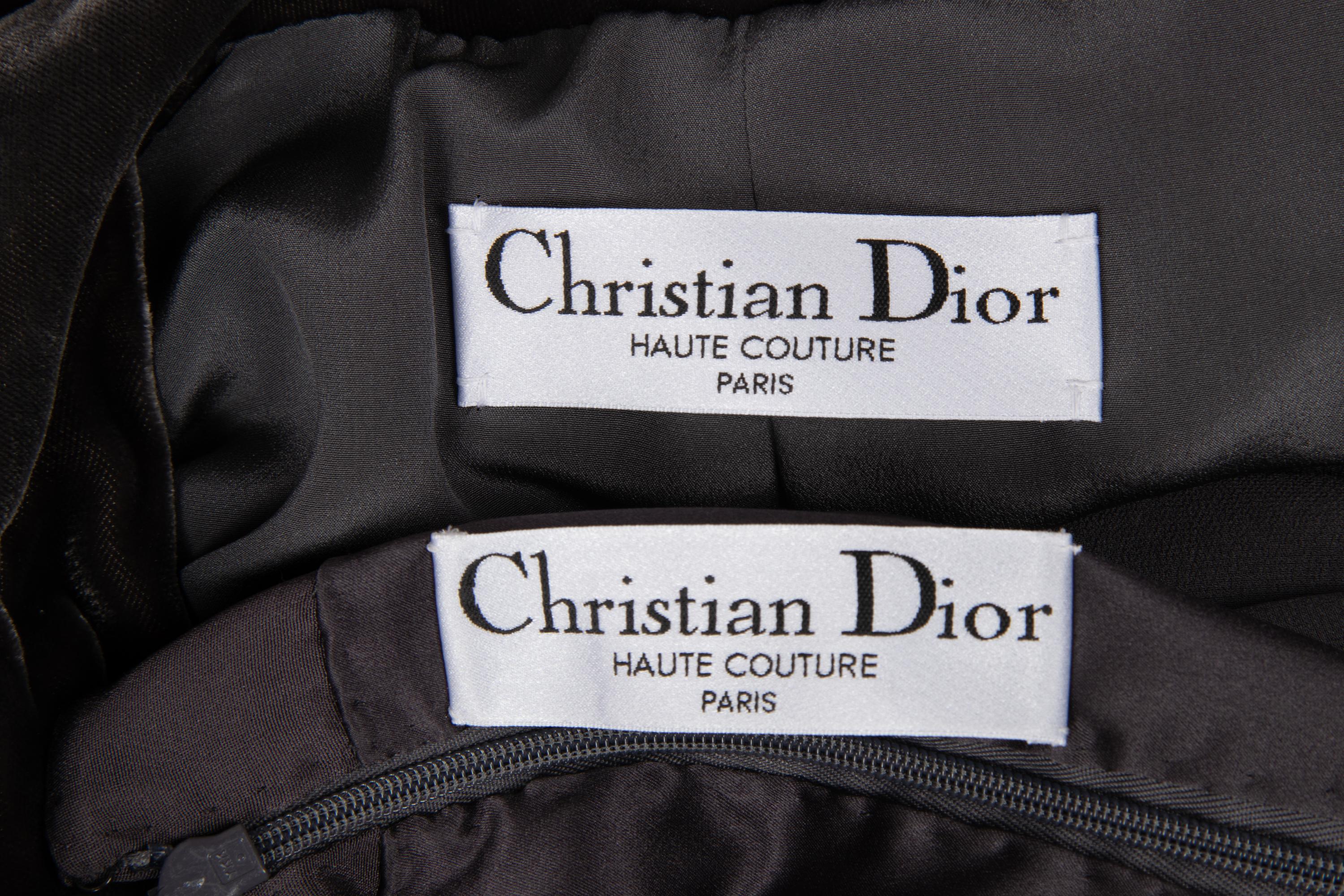 Christian Dior Haute Couture Velvet Coat and Dress Ensemble, Autumn/Winter 2017
