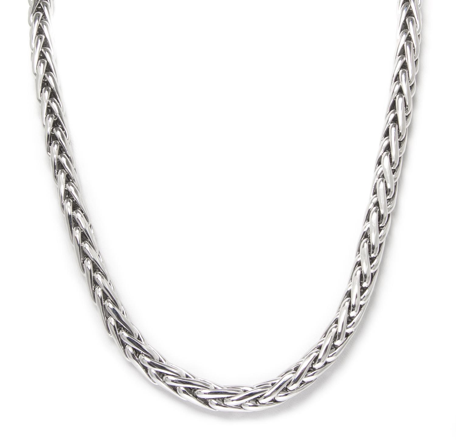 An 18 Karat White Gold Necklace, Italy, 42.10 dwts.
