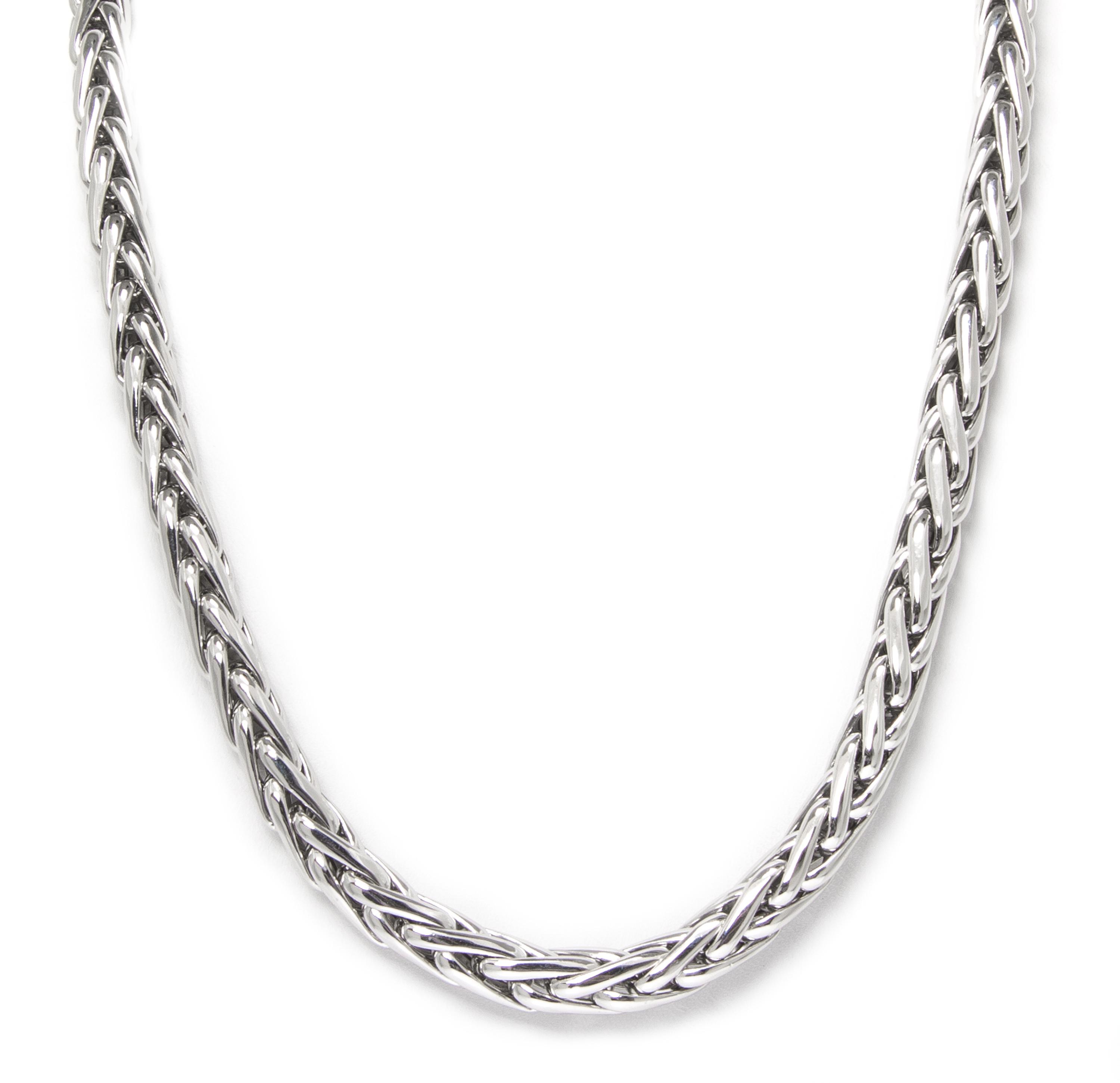 An 18 Karat White Gold Necklace, Italy, 42.10 dwts.