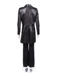 Jitrois Leather Jacket and Pants, 1980-90s