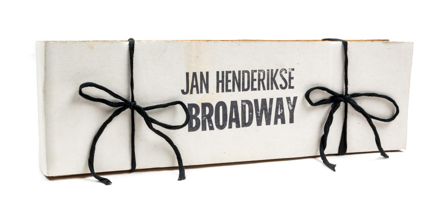 HENDERIKSE, JAN. Broadway. NY and Rotterdam, n.d.