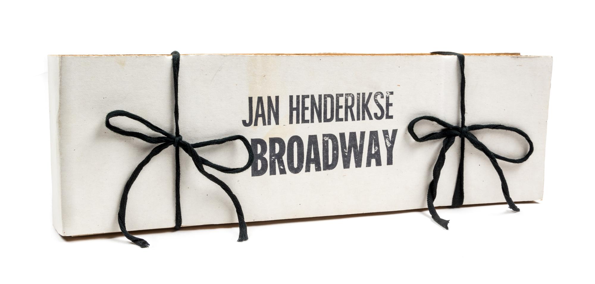 HENDERIKSE, JAN. Broadway. NY and Rotterdam, n.d.