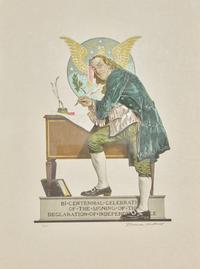 [Franklin, Benjamin] Rockwell, Norman. Bi-Centennial Celebration of the Signing of the Declaration of Independence