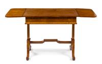 An Austrian Birch Sofa Table Height 30 1/2 x width 37 x depth 24 1/2 inches. — VIENNA, EARLY 19TH CENTURY