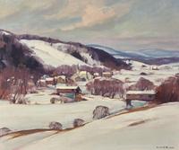 Emile Albert Gruppé (American, 1896–1978) - The Valley in Winter