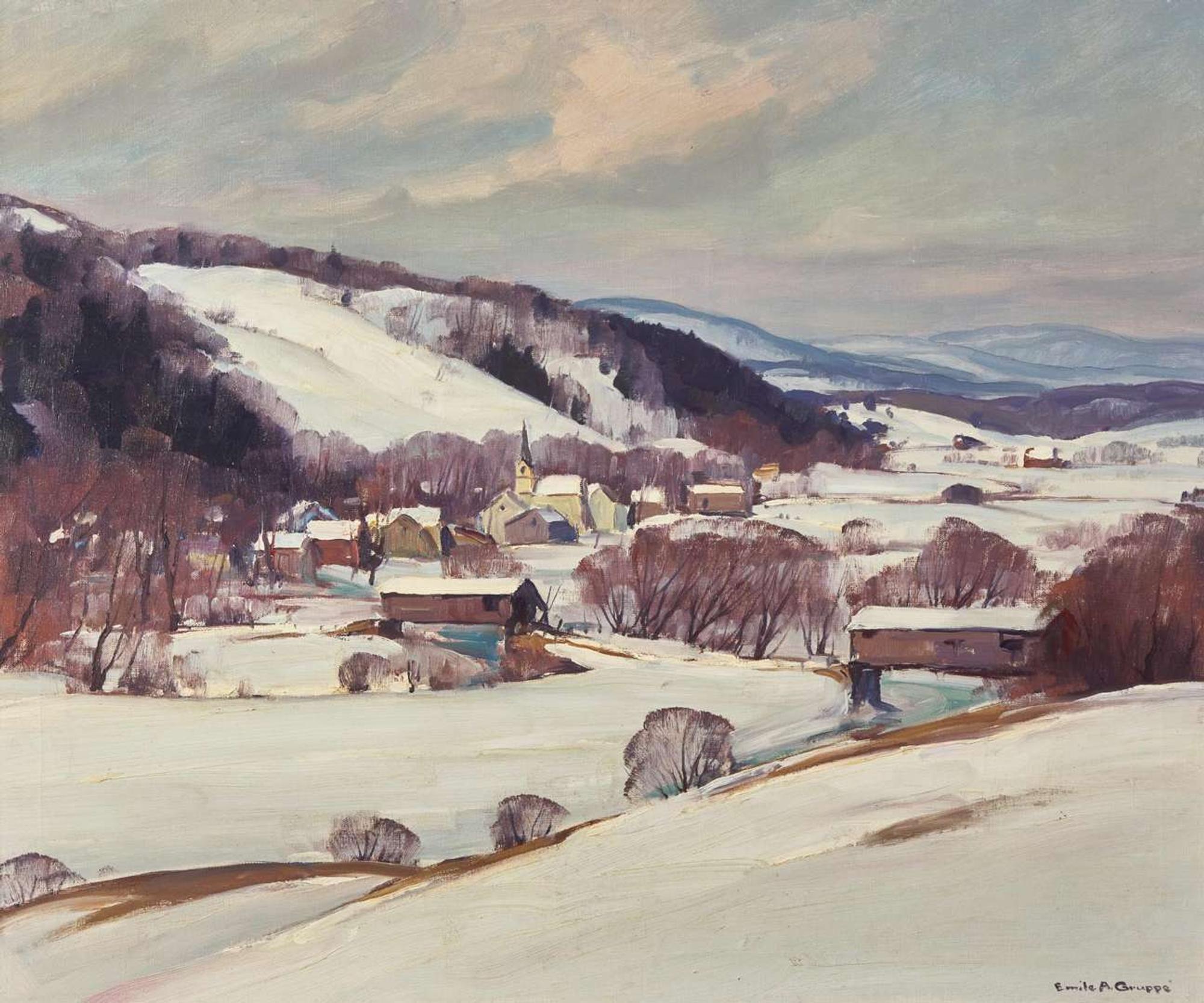 Emile Albert Gruppé (American, 1896–1978) - The Valley in Winter