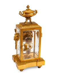 A French Gilt Bronze Mantel Clock