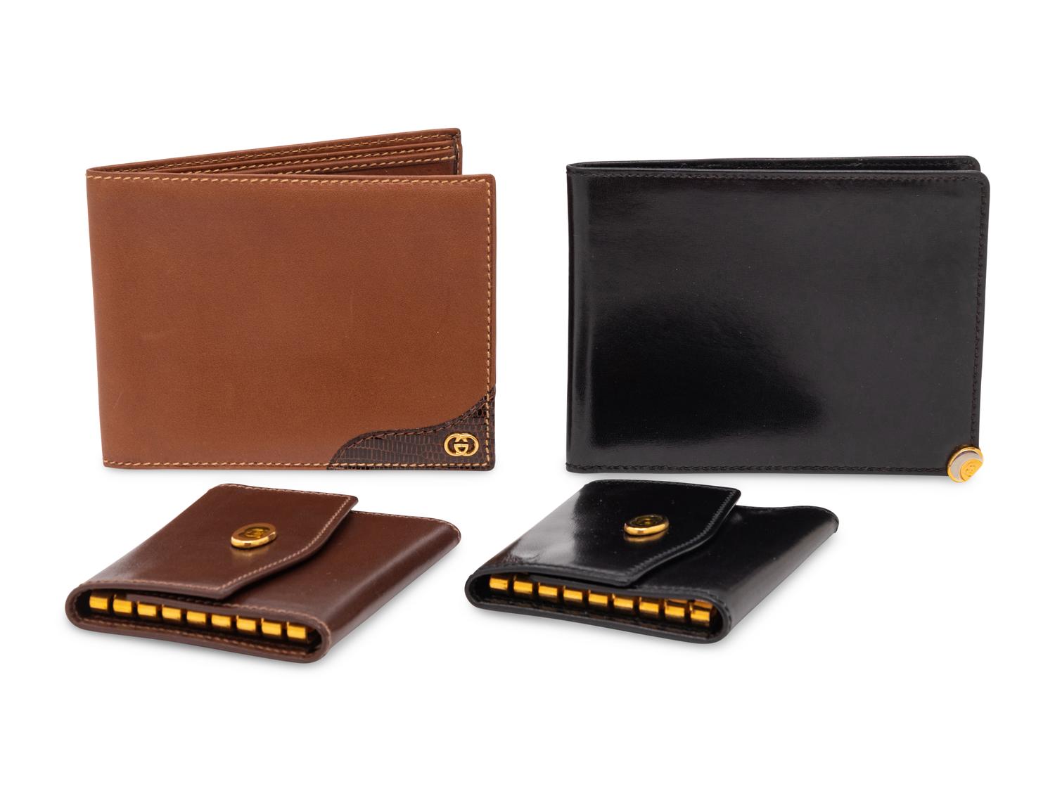 Gucci, Four Leather Accessories