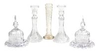Five Cut Glass Articles