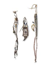 Plains Beaded Awl Cases and Wetstone Case