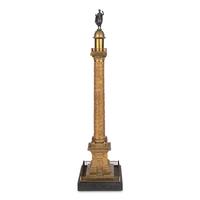 A Grand Tour Gilt Bronze Model of the Vendôme Column