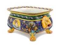 An Italian Ceramic Table Garniture