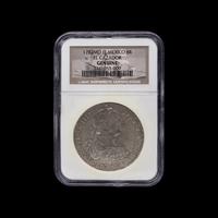 [SPANISH EMPIRE] A 1782-MO El Cazador: Shipwreck Salvage 8 Reales Coin [NGC Geniune Shipwreck Certification]