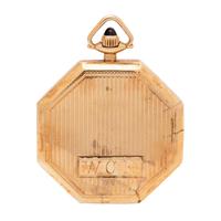 ELGIN, 14K YELLOW GOLD POCKET WATCH