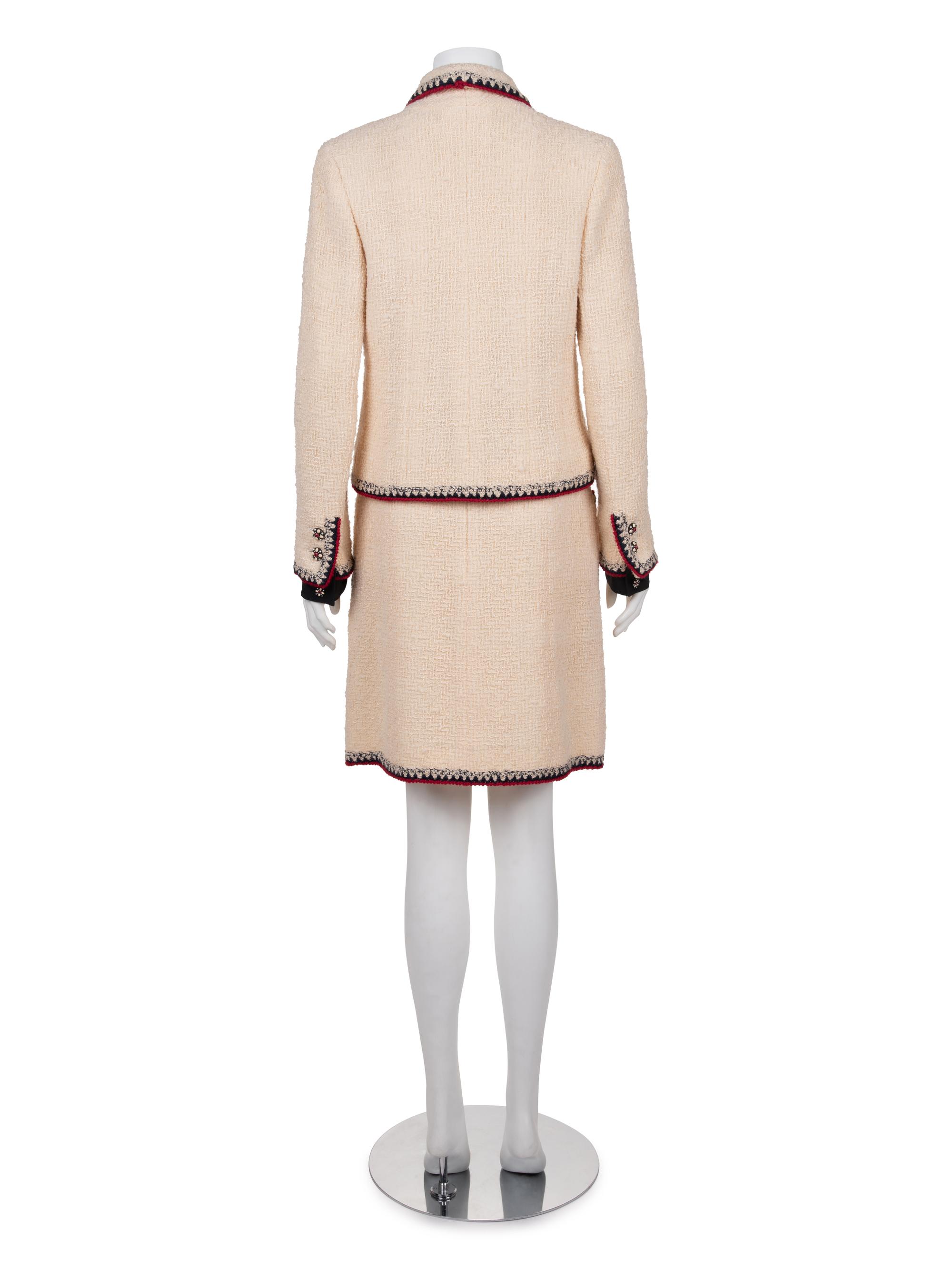 Chanel Tweed Two-Piece Skirt Suit, Fall 2006