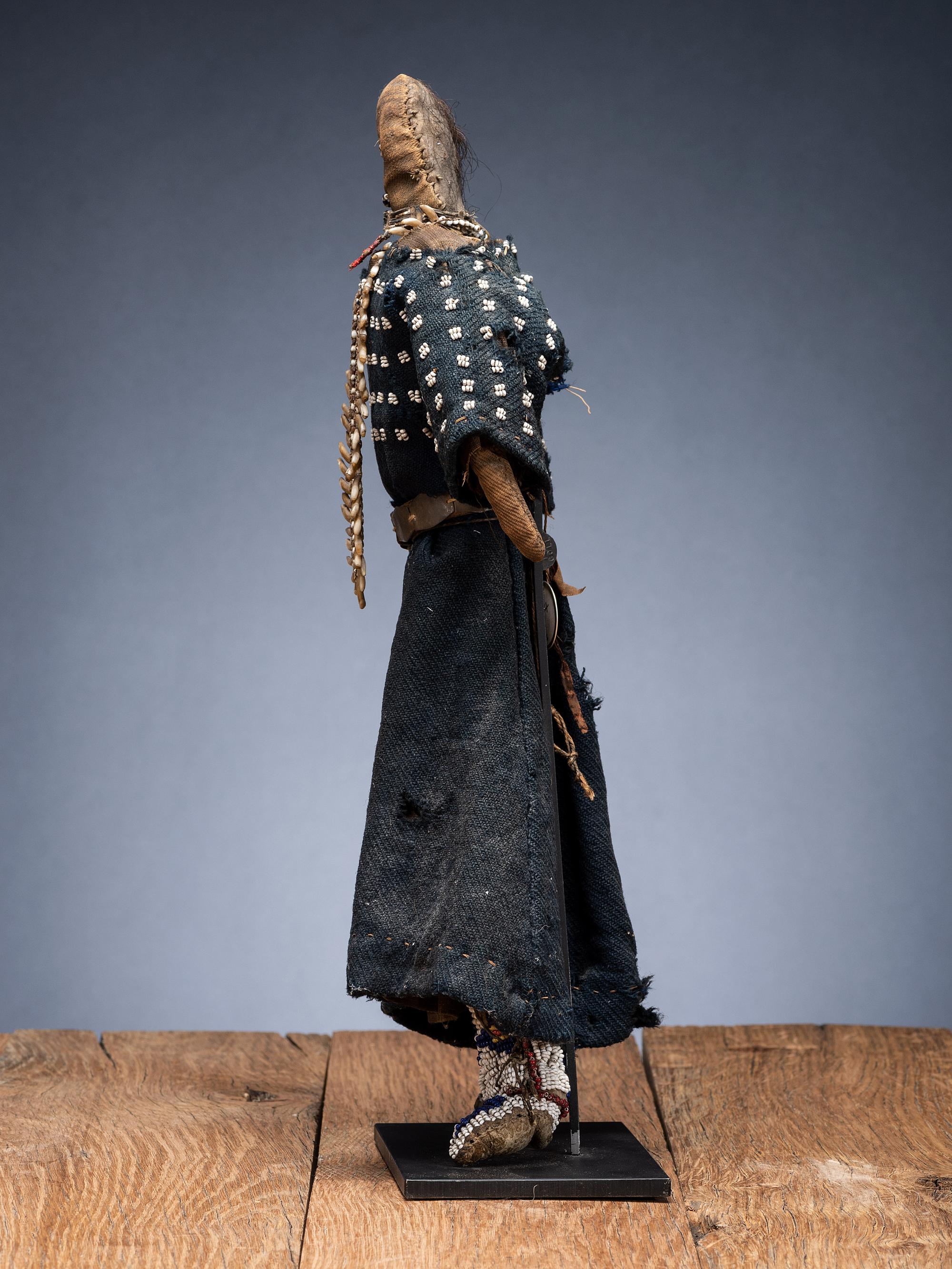Sioux Beaded Doll, with Necklace