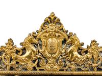 A Brass Embossed Venetian Style Mirror
