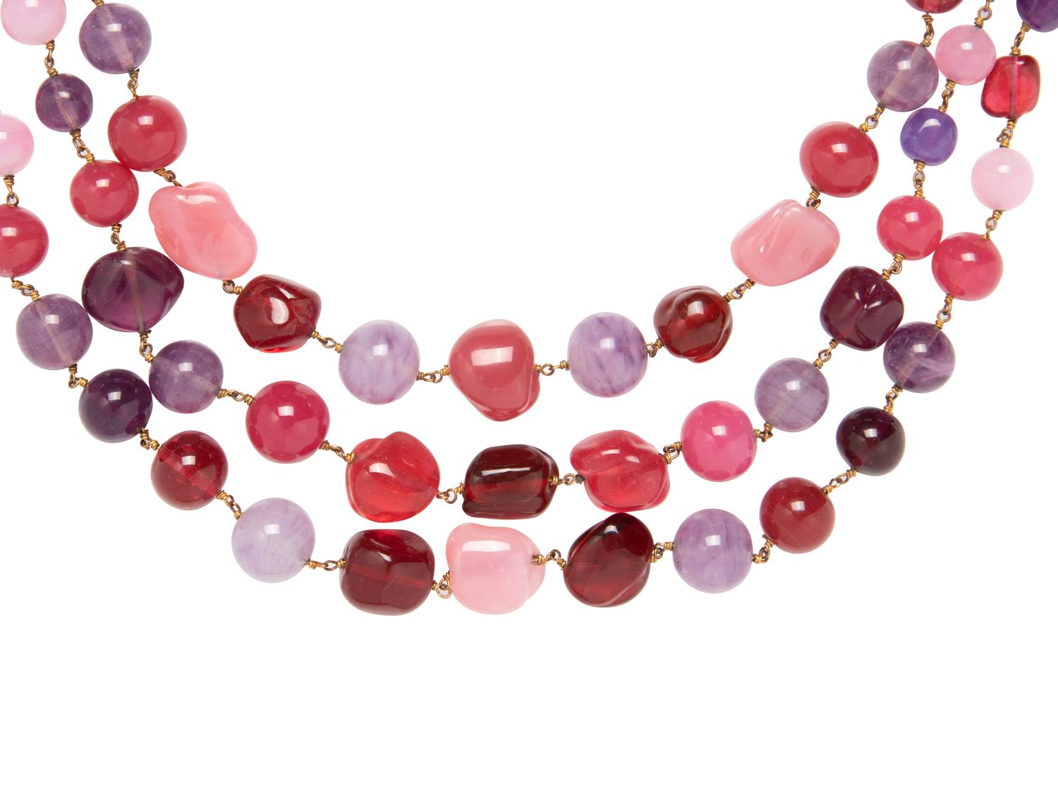 Triple Strand Necklace Attributed to Christian Dior, c. 1960