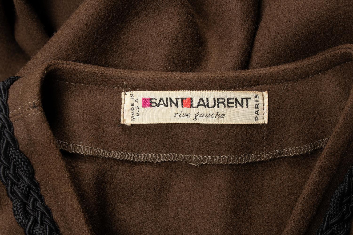 Saint Laurent Rive Gauche Cape, 1970s