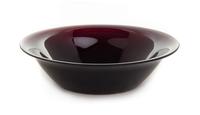 A Chinese Red Peking Glass Bowl Diameter 9 1/8 inches. — 19TH CENTURY