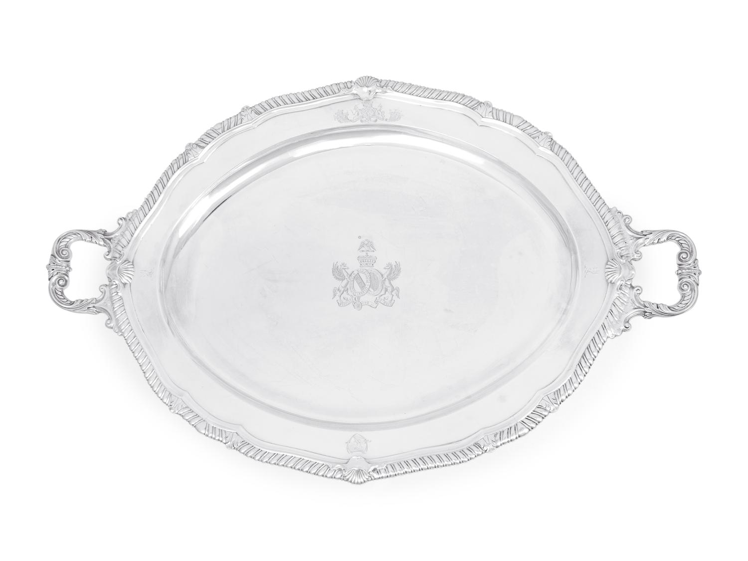 A George III Silver Serving Tray