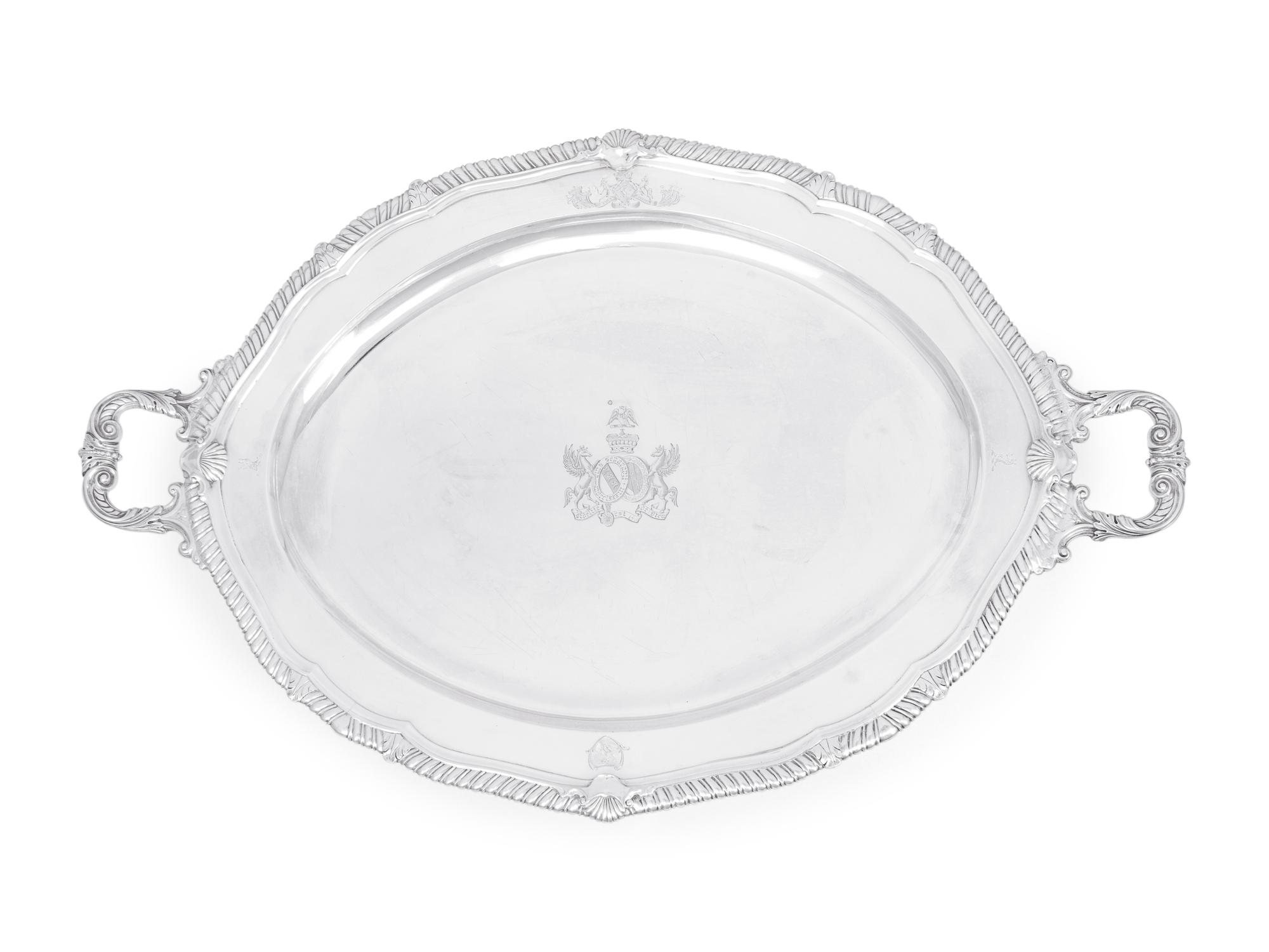 A George III Silver Serving Tray