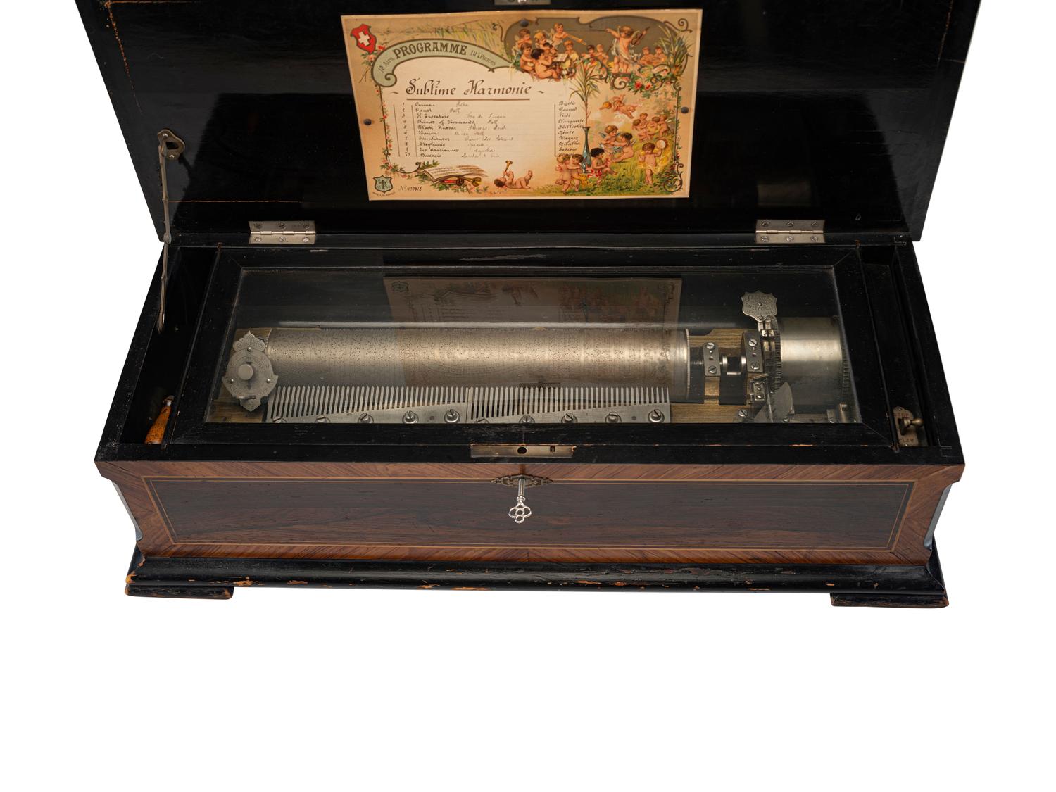 A Swiss Cylinder Music Box