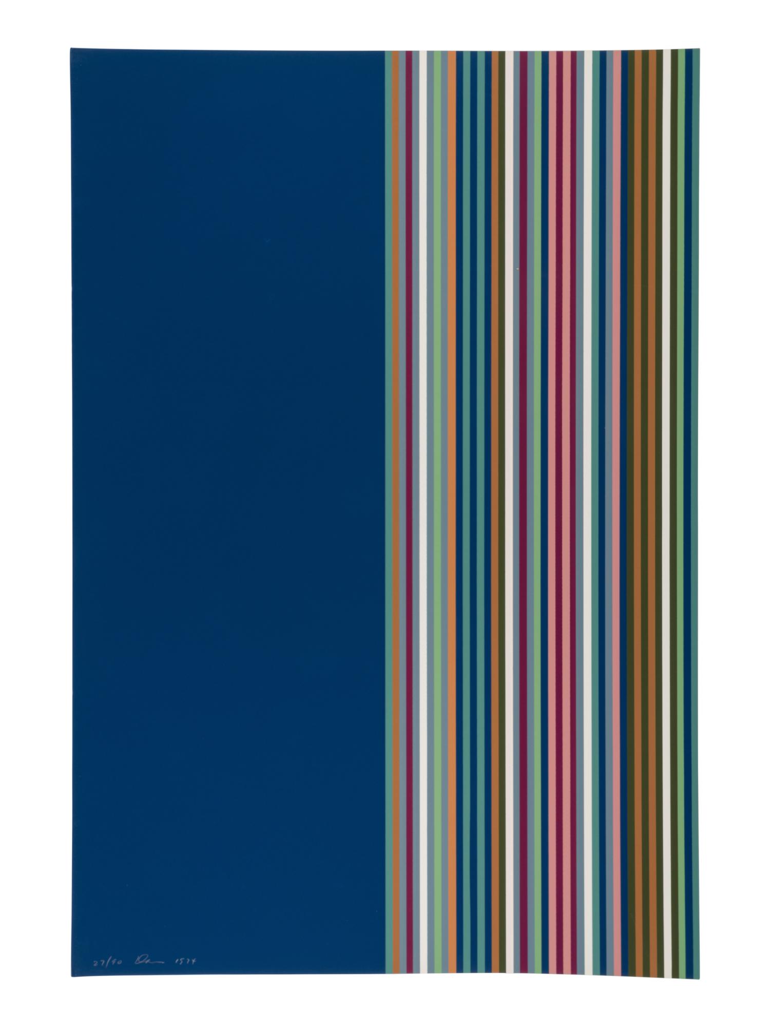 Various Artists (20th century) — Peace Portfolio II (complete portfolio of 4 with title page and portfolio case), 1974 Including works by Alexander Calder, Gene Davis, Charles Hinman, and Philip Pearlstein.