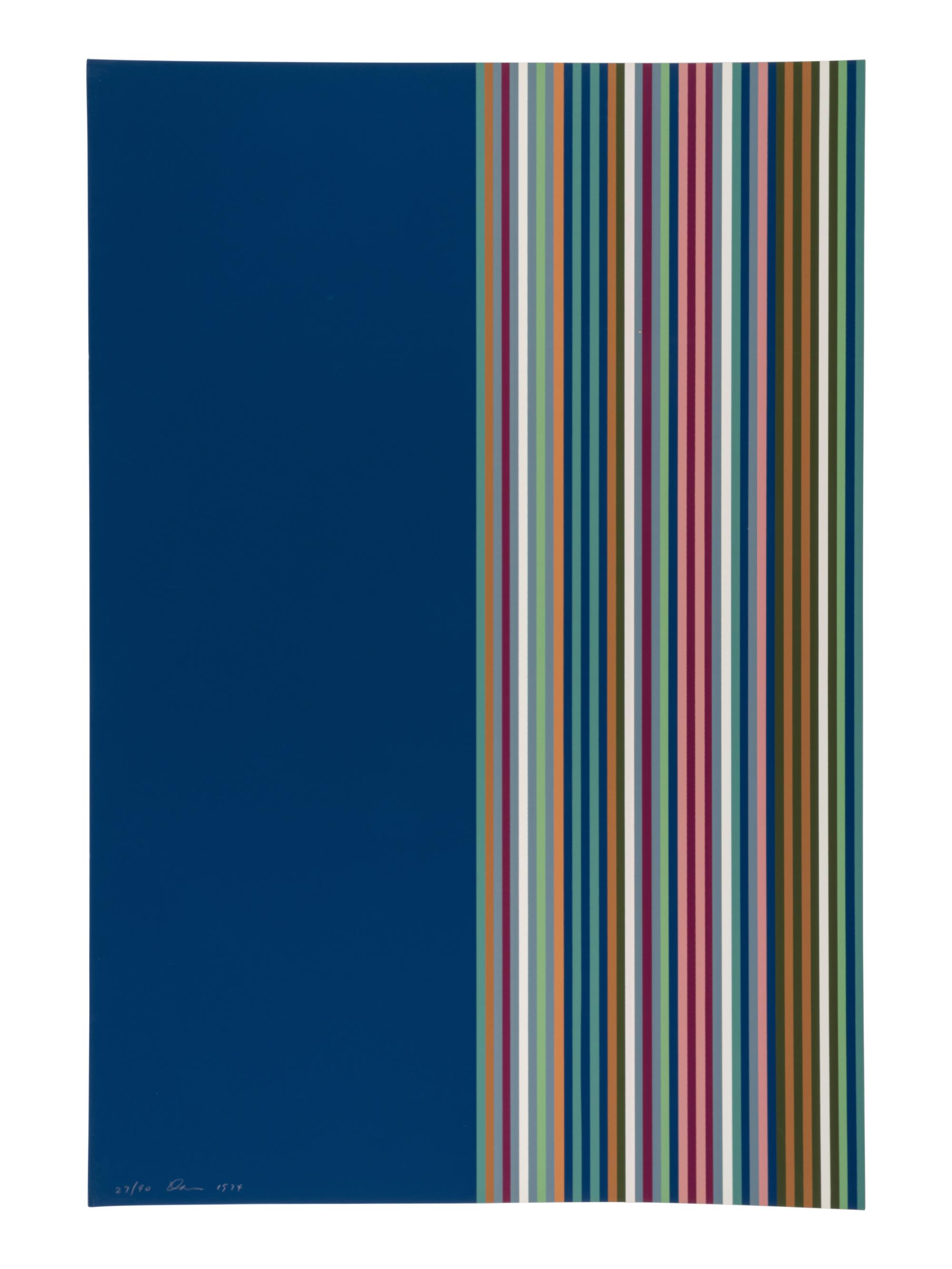 Various Artists (20th century) — Peace Portfolio II (complete portfolio of 4 with title page and portfolio case), 1974 Including works by Alexander Calder, Gene Davis, Charles Hinman, and Philip Pearlstein.