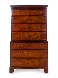 A George III Mahogany Chest-on-Chest