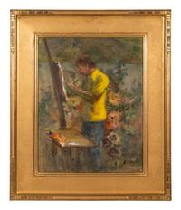 At the Easel